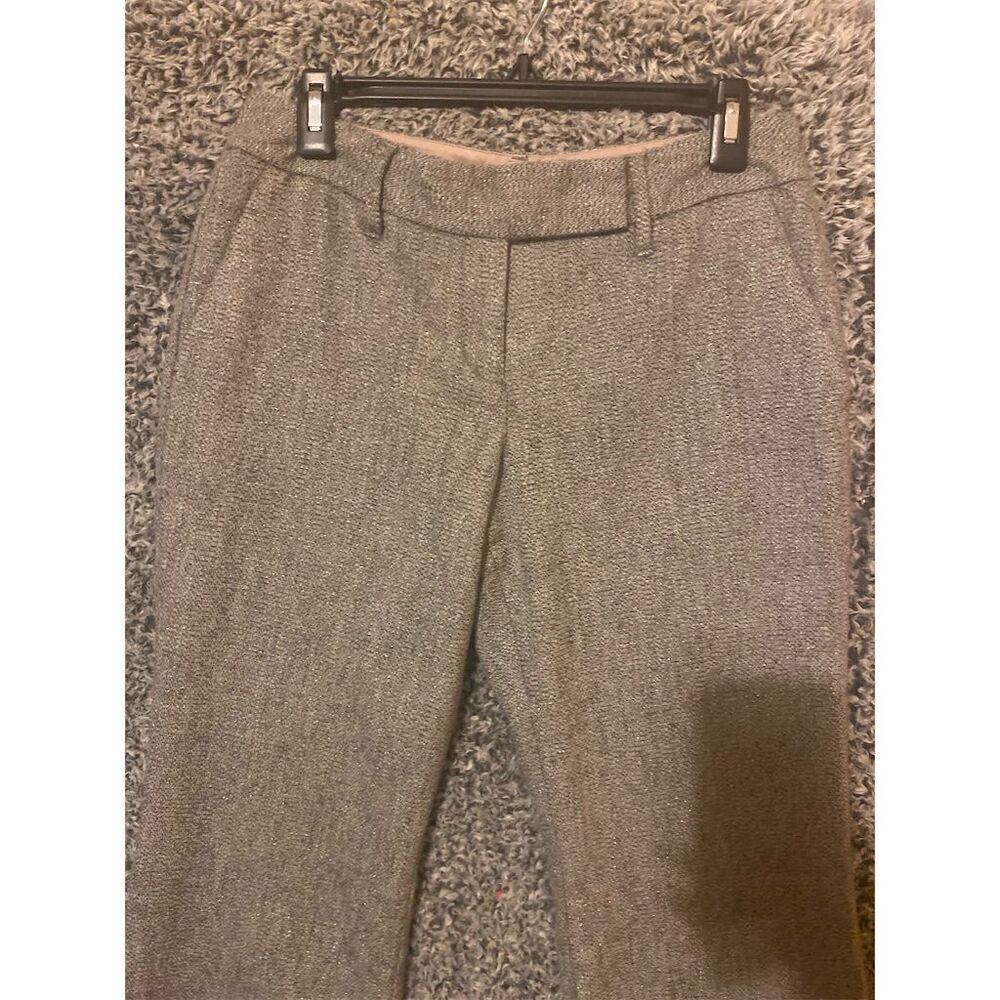 Ann Taylor Women's Brown Tweed Cropped Culottes Size 6 Casual Pants inseam 31